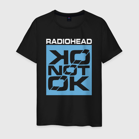 Мужская футболка хлопок с принтом OK Computer OKNOTOK   Radiohead в Кировске, 100% хлопок | прямой крой, круглый вырез горловины, длина до линии бедер, слегка спущенное плечо. | Тематика изображения на принте: ok computer | ok computer oknotok | oknotok | radio head | radiohead | thom yorke | одержимый чем то | радио хед | радиохед | радиохэд | рок | рок группа | том йорк | томас эдвард йорк | фанат