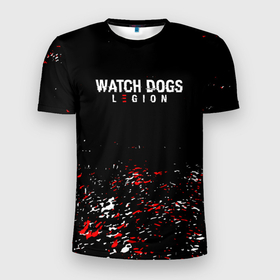 Мужская футболка 3D Slim с принтом Watch Dogs 2  Брызги красок в Екатеринбурге, 100% полиэстер с улучшенными характеристиками | приталенный силуэт, круглая горловина, широкие плечи, сужается к линии бедра | Тематика изображения на принте: action adventure | ctos | hacker | legion | watch dogs | watch dogs 2 | watch dogs legion свинья | watch dogs: legion | вотч догс | вотч догс 2 | вотч догс легион | вотч догс легион свинья | игра | легион | свинья | хакер | хакерская группа