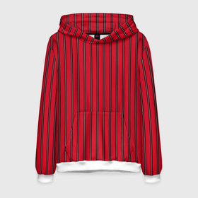 Мужская толстовка 3D с принтом Красно черный узор в полоску , 100% полиэстер | двухслойный капюшон со шнурком для регулировки, мягкие манжеты на рукавах и по низу толстовки, спереди карман-кенгуру с мягким внутренним слоем. | red striped | striped pattern | красный и черный | полоска | ретро