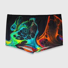 Мужские купальные плавки 3D с принтом Цветная лава (краска) в Новосибирске, Полиэстер 85%, Спандекс 15% |  | Тематика изображения на принте: acid | кислота | лава | река | цвет | ярко