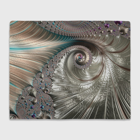 Плед 3D с принтом Fractal spiral pattern в Санкт-Петербурге, 100% полиэстер | закругленные углы, все края обработаны. Ткань не мнется и не растягивается | abstraction | fashion | fractal | pattern | spiral | vangard | абстракция | авангард | мода | спираль | узор | фрактал