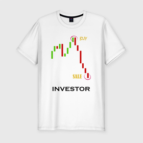 Мужская футболка хлопок Slim с принтом Investor , 92% хлопок, 8% лайкра | приталенный силуэт, круглый вырез ворота, длина до линии бедра, короткий рукав | altcoin | coin | investment | investor | money | деньги | инвестиции | инвестор