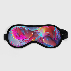 Маска для сна 3D с принтом Neon splashes в Тюмени, внешний слой — 100% полиэфир, внутренний слой — 100% хлопок, между ними — поролон |  | abstraction | bright | colors | neon | positive | splashes | абстракция | брызги | краска | неон | позитивный | фееричный | яркий