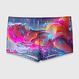 Мужские купальные плавки 3D с принтом Neon splashes в Курске, Полиэстер 85%, Спандекс 15% |  | Тематика изображения на принте: abstraction | bright | colors | neon | positive | splashes | абстракция | брызги | краска | неон | позитивный | фееричный | яркий