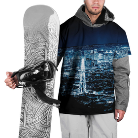 Накидка на куртку 3D с принтом Ночной город (night city) , 100% полиэстер |  | Тематика изображения на принте: city | night | город | мегаполис | ночной | ночь | огни | фонари