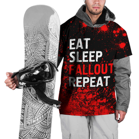 Накидка на куртку 3D с принтом Eat Sleep Fallout Repeat + Краска в Курске, 100% полиэстер |  | eat sleep fallout repeat | fallout | logo | игра | игры | краска | краски | лого | логотип | символ | фаллаут