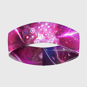 Повязка на голову 3D с принтом Неоновый Цветок  Neon Flower в Петрозаводске,  |  | абстракт | абстракция | блеск | блестки | блестящий | глиттер | лучи | неон | праздничное | свет | текстура | узоры | фон | цветы