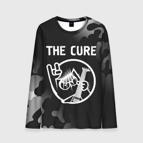 Мужской лонгслив 3D с принтом The Cure | КОТ | Камуфляж в Санкт-Петербурге, 100% полиэстер | длинные рукава, круглый вырез горловины, полуприлегающий силуэт | band | cure | metal | rock | the | the cure | группа | камуфляж | кот | кьюр | милитари | рок