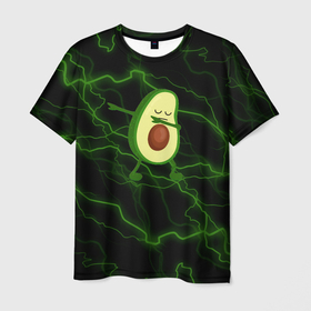 Мужская футболка 3D с принтом avocado   молнии , 100% полиэфир | прямой крой, круглый вырез горловины, длина до линии бедер | avocado | avocado couple | cartoon | ава | авокадо | забавно | пара авокадо | семейное веселье | смешные комиксы
