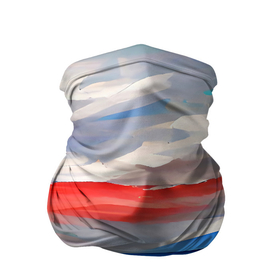 Бандана-труба 3D с принтом Флаг России в красках в Тюмени, 100% полиэстер, ткань с особыми свойствами — Activecool | плотность 150‒180 г/м2; хорошо тянется, но сохраняет форму | colors | country | flag | patriot | russia | tricolor | краски | патриот | родина | россия | русский | рф | страна | триколор | флаг | цвета