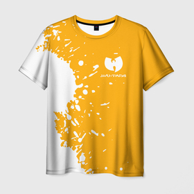 Мужская футболка 3D с принтом wu tang clan   маленькое лого , 100% полиэфир | прямой крой, круглый вырез горловины, длина до линии бедер | ghostface killah | method man | wu tang | wu tang clan | ву танг | ву танг клан