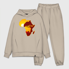 Мужской костюм хлопок OVERSIZE с принтом Африканский континент ,  |  | elephant | азиатский слон | африка | животное | зверь | индийский слон | континент | слон | слоненок | слоник | слониха | слоны | слоняра | уши | хобот | элефант