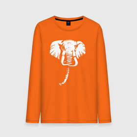 Мужской лонгслив хлопок с принтом Слон (голова) в Санкт-Петербурге, 100% хлопок |  | elephant | азиатский слон | животное | зверь | индийский слон | слон | слоненок | слоник | слониха | слоны | слоняра | уши | хобот | элефант