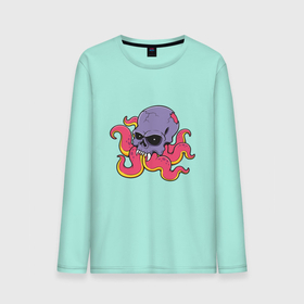 Мужской лонгслив хлопок с принтом Skull Octopus в Тюмени, 100% хлопок |  | death | devil | halloween | horror | octopus | skull | zombie | демон | дьявол | зло | зомби | осьминог | призрак | скелет | хоррор | хэллоуин | череп