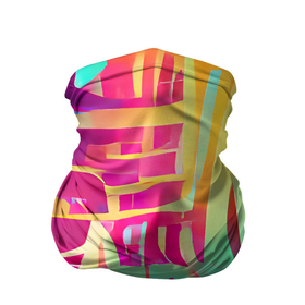 Бандана-труба 3D с принтом Хиппи вайб в Петрозаводске, 100% полиэстер, ткань с особыми свойствами — Activecool | плотность 150‒180 г/м2; хорошо тянется, но сохраняет форму | bright | colors | happy | hippie | jungle | summer | tropic | vibe | абстракция | вайб | джунгли | красочный | лето | настроение | радостный | разноцветный | счастливый | тропический | фееричный | хиппи | цвета