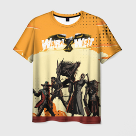 Мужская футболка 3D с принтом Weird West в Кировске, 100% полиэфир | прямой крой, круглый вырез горловины, длина до линии бедер | герой | дикий | запад | охотник | сверхестественное