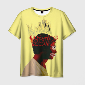 Мужская футболка 3D с принтом Radiohead poster в Петрозаводске, 100% полиэфир | прямой крой, круглый вырез горловины, длина до линии бедер | radio head | radiohead | thom yorke | одержимый чем то | радио хед | радиохед | радиохэд | рок | рок группа | том йорк | томас эдвард йорк | фанат