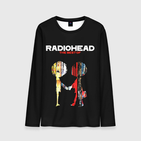 Мужской лонгслив 3D с принтом Radiohead The BEST в Тюмени, 100% полиэстер | длинные рукава, круглый вырез горловины, полуприлегающий силуэт | Тематика изображения на принте: radio head | radiohead | thom yorke | одержимый чем то | радио хед | радиохед | радиохэд | рок | рок группа | том йорк | томас эдвард йорк | фанат