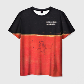 Мужская футболка 3D с принтом Radiohead   Amnesiac , 100% полиэфир | прямой крой, круглый вырез горловины, длина до линии бедер | Тематика изображения на принте: radio head | radiohead | thom yorke | одержимый чем то | радио хед | радиохед | радиохэд | рок | рок группа | том йорк | томас эдвард йорк | фанат
