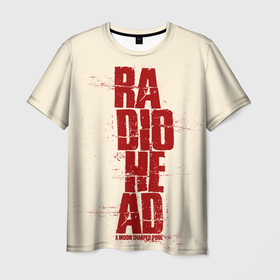 Мужская футболка 3D с принтом A Moon Shaped Pool   Radiohead в Курске, 100% полиэфир | прямой крой, круглый вырез горловины, длина до линии бедер | radio head | radiohead | thom yorke | одержимый чем то | радио хед | радиохед | радиохэд | рок | рок группа | том йорк | томас эдвард йорк | фанат
