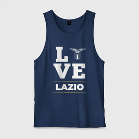 Мужская майка хлопок с принтом Lazio Love Classic , 100% хлопок |  | club | football | lazio | logo | love | клуб | лацио | лого | мяч | символ | спорт | футбол | футболист | футболисты | футбольный