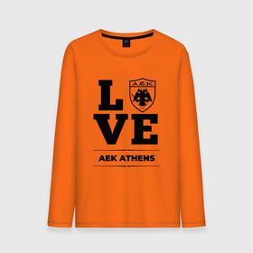 Мужской лонгслив хлопок с принтом AEK Athens Love Классика в Петрозаводске, 100% хлопок |  | aek | aek athens | athens | club | football | logo | love | аек | клуб | лого | мяч | символ | спорт | футбол | футболист | футболисты | футбольный