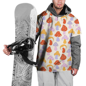 Накидка на куртку 3D с принтом ГРИБЫ В СТИЛЕ 70х в Екатеринбурге, 100% полиэстер |  | 70s | 70е | 80s | 80е | 90е | pattern | retro | геометрия | грибы | орнамент | паттерн | ретро | узоры | цветы