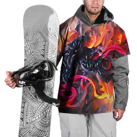 Накидка на куртку 3D с принтом Уроборос в огне , 100% полиэстер |  | Тематика изображения на принте: bright | dark | dragon | fbstraction | fire | абстракция | броский | дракон | мрачный | огонь | рисунок | темный | фееричный | яркий