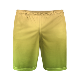 Мужские шорты спортивные с принтом GRADIEND YELLOW GREEN ,  |  | абстракция | амбре | без дизайна | градиент | градиент и ничего лишнего | градиенты | желтая | желто зеленый | желтый | зеленая | зеленое | зеленый | на весну | на каждый день | на лето | синий