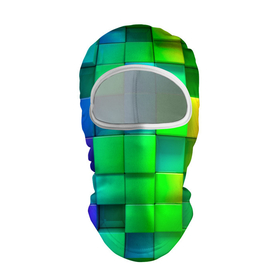 Балаклава 3D с принтом РАЗНОЦВЕТНЫЕ КУБИКИ (MULTICOLORED CUBES) , 100% полиэстер, ткань с особыми свойствами — Activecool | плотность 150–180 г/м2; хорошо тянется, но при этом сохраняет форму. Закрывает шею, вокруг отверстия для глаз кайма. Единый размер | Тематика изображения на принте: геометрический | желтый | зеленый | квадратный | красный | красочный | куб | оптическая иллюзия | розовый | текстура | узор | цвета
