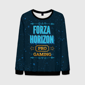 Мужской свитшот 3D с принтом Forza Horizon Gaming PRO в Тюмени, 100% полиэстер с мягким внутренним слоем | круглый вырез горловины, мягкая резинка на манжетах и поясе, свободная посадка по фигуре | forza | forza horizon | horizon | logo | paint | pro | брызги | игра | игры | краска | лого | логотип | символ | форза | хорайзон