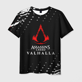 Мужская футболка 3D с принтом assassins creed | ассасин крид в Новосибирске, 100% полиэфир | прямой крой, круглый вырез горловины, длина до линии бедер | slayer | valhalla | асасин | ассасин крид | ассасин крид вальгалла | ассассин | вальгалла | тамплиеры
