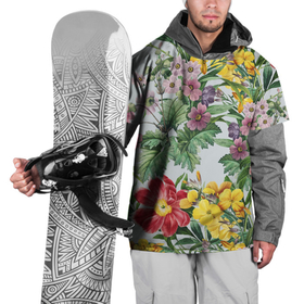 Накидка на куртку 3D с принтом Цветы Красные Пионы Лета в Тюмени, 100% полиэстер |  | flowers | букет | пионы | природа | растение | флора | цветы