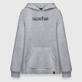Худи SuperOversize хлопок с принтом Fall Out Boy Centuries logo , 70% хлопок, 30% полиэстер, мягкий начес внутри | карман-кенгуру, эластичная резинка на манжетах и по нижней кромке, двухслойный капюшон
 | fall out boy | fob | logo | music | rock | лого | музыка | рок