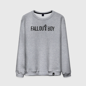 Мужской свитшот хлопок с принтом Fall Out Boy Centuries logo , 100% хлопок |  | fall out boy | fob | logo | music | rock | лого | музыка | рок