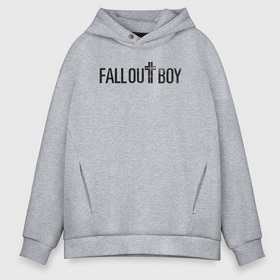 Мужское худи Oversize хлопок с принтом Fall Out Boy Centuries logo , френч-терри — 70% хлопок, 30% полиэстер. Мягкий теплый начес внутри —100% хлопок | боковые карманы, эластичные манжеты и нижняя кромка, капюшон на магнитной кнопке | fall out boy | fob | logo | music | rock | лого | музыка | рок
