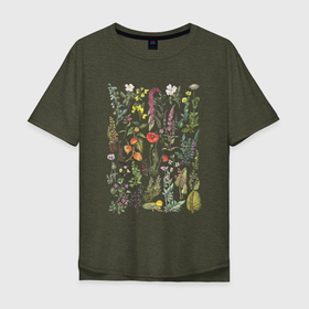 Мужская футболка хлопок Oversize с принтом Винтажная иллюстрация разных растений Ботаника , 100% хлопок | свободный крой, круглый ворот, “спинка” длиннее передней части | Тематика изображения на принте: ботаника | ботаническая иллюстрация | ботанический | винтаж | винтажный | природа | растения | растительный мир | ретро | цветы