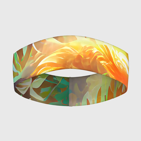 Повязка на голову 3D с принтом Fern leaves ,  |  | Тематика изображения на принте: colors | fern | jungle | leaves | multicoloured | palm | summer | tree | деревья | джунгли | летнее настроение | лето | листья | пальма | папоротник | радостный | разноцветный | растения | рисунок | тропики | яркий