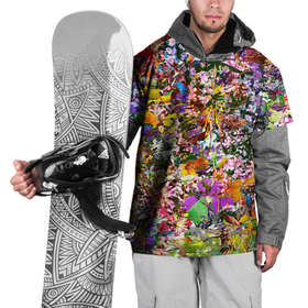 Накидка на куртку 3D с принтом ЦВЕТОЧНАЯ ТЕКСТУРА в Тюмени, 100% полиэстер |  | абстракция | акварель | белый | ботанический | зеленый | красивый | красный | красочный | оранжевый | растение | розовый | синий | узор | фиолетовый | цветок