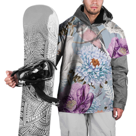 Накидка на куртку 3D с принтом Цветы Чудесный Весенний Узор , 100% полиэстер |  | Тематика изображения на принте: flowers | букет | природа | растение | флора | цветы