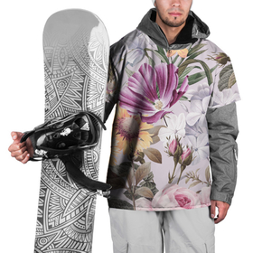 Накидка на куртку 3D с принтом Цветы Романтический Букет в Белгороде, 100% полиэстер |  | flowers | букет | природа | растение | флора | цветы
