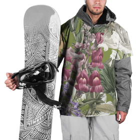 Накидка на куртку 3D с принтом Цветы Ностальгический Весенний Узор в Курске, 100% полиэстер |  | Тематика изображения на принте: flowers | букет | природа | растение | флора | цветы