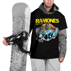 Накидка на куртку 3D с принтом Road to Ruin   Ramones в Тюмени, 100% полиэстер |  | ramone | ramones | джонни | джоуи | ди ди томми | марки | панк | поп | раманес | раманэс | рамон | рамонес | рамонэс | рамоун | рамоунз | рамоунс | рок группа | хард | хардрок