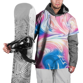Накидка на куртку 3D с принтом Абстрактный цветной паттерн   Волны  Abstract Color Pattern   Waves , 100% полиэстер |  | Тематика изображения на принте: abstraction | color | fashion | wave | абстракция | волна | мода | цвет