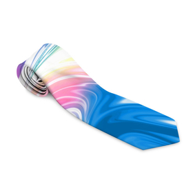 Галстук 3D с принтом Абстрактный цветной паттерн   Волны  Abstract Color Pattern   Waves в Тюмени, 100% полиэстер | Длина 148 см; Плотность 150-180 г/м2 | abstraction | color | fashion | wave | абстракция | волна | мода | цвет