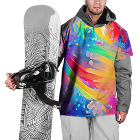 Накидка на куртку 3D с принтом Радужный рисунок , 100% полиэстер |  | bright | colors | funny | multicoloured | positive | rainbow | summer | абстракция | веселый | забавный | краски | красочный | лето | насыщенный | позитив | радостный | радуга | разноцветный | сочный | фееричный | цвета | яркий