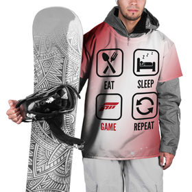 Накидка на куртку 3D с принтом Eat   Sleep   Forza Horizon   Repeat в Кировске, 100% полиэстер |  | eat sleep repeat | forza | forza horizon | horizon | logo | звезды | игра | игры | космос | лого | логотип | символ | форза | хорайзон
