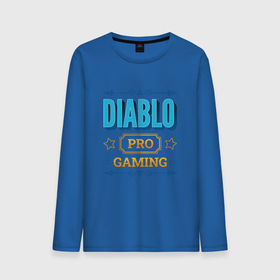 Мужской лонгслив хлопок с принтом Diablo PRO Gaming в Белгороде, 100% хлопок |  | Тематика изображения на принте: diablo | logo | pro | диабло | игра | игры | лого | логотип | символ