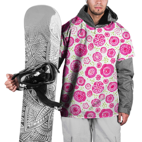 Накидка на куртку 3D с принтом Яркие розовые цветы в дудл стиле, абстракция в Петрозаводске, 100% полиэстер |  | Тематика изображения на принте: акварель | акварельные пятна | весна | дудл | зеленый | каракули | летний паттерн | лето | луг | паттерн | розовый | узор | цветы