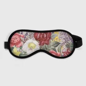 Маска для сна 3D с принтом Цветы Красочный Садовый Букет в Тюмени, внешний слой — 100% полиэфир, внутренний слой — 100% хлопок, между ними — поролон |  | Тематика изображения на принте: flowers | букет | природа | растение | флора | цветы